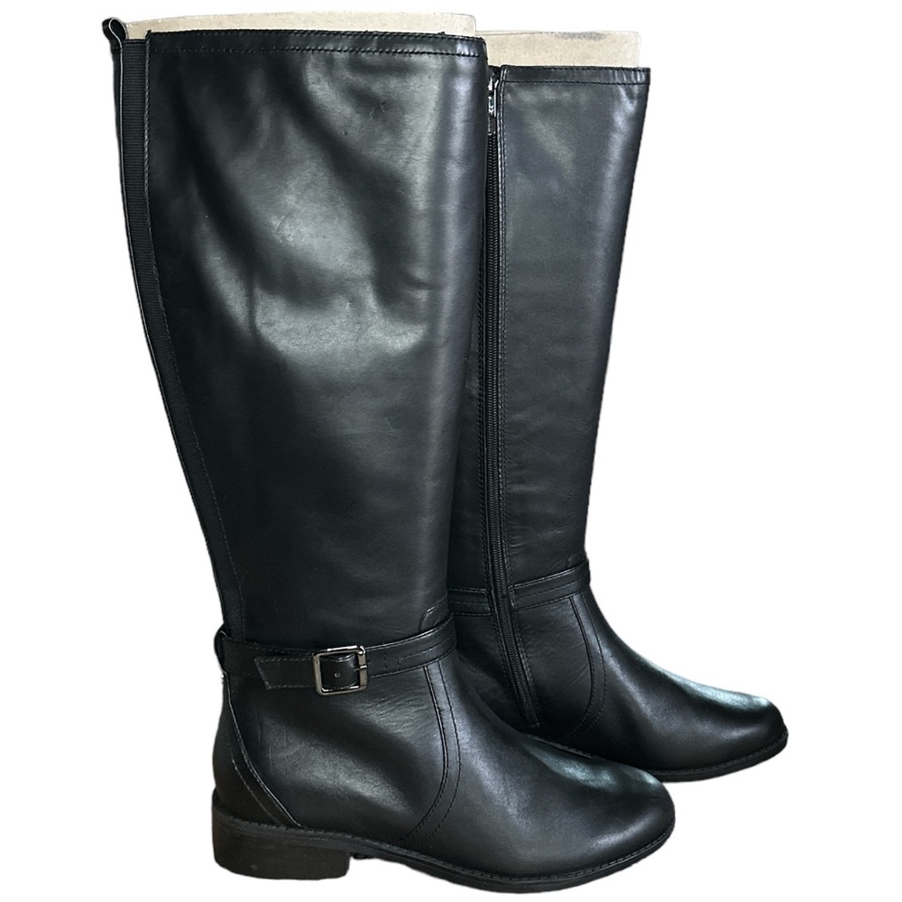 New Women's Tall Black Fashion Boots size 9.5 Wide